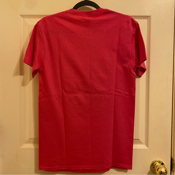 NWOT Pink Zebra Print Cross Matthew 6:33 Bible Verse Jesus Tee - Picture 5 of 5